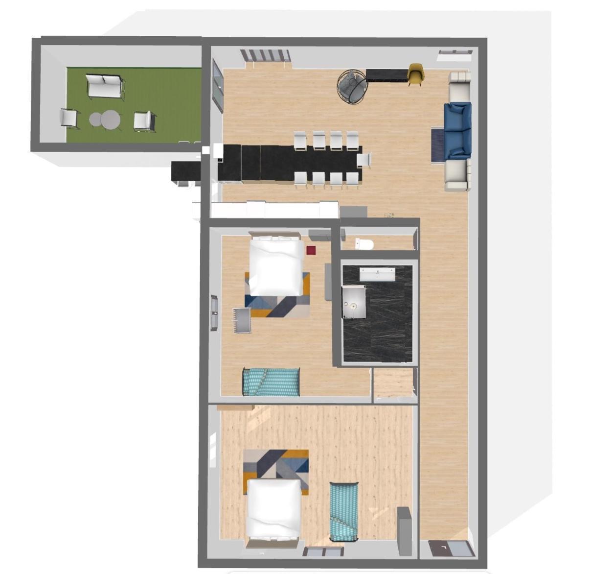 2 Bedrooms- 20' Paris - 25' Disneyland - Wifi Вилье-сюр-Марн Экстерьер фото
